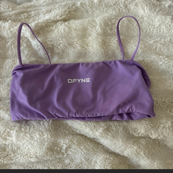 DFYNE SET 2 Amethyst Defy Strappy Bra And Shrug Amethyst Defy Long Sleeve - Picture 2 of 11